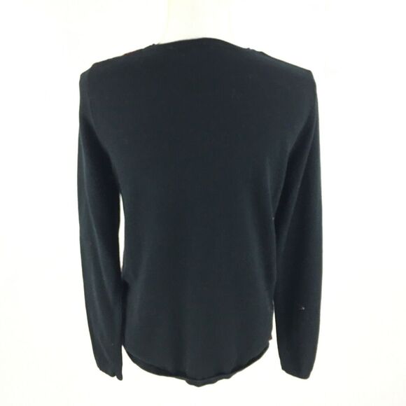 J. Jill Womens Wool Blend Tartan‎ Argyle Plaid Sweater S Small Long Sleeve Red - Picture 5 of 9